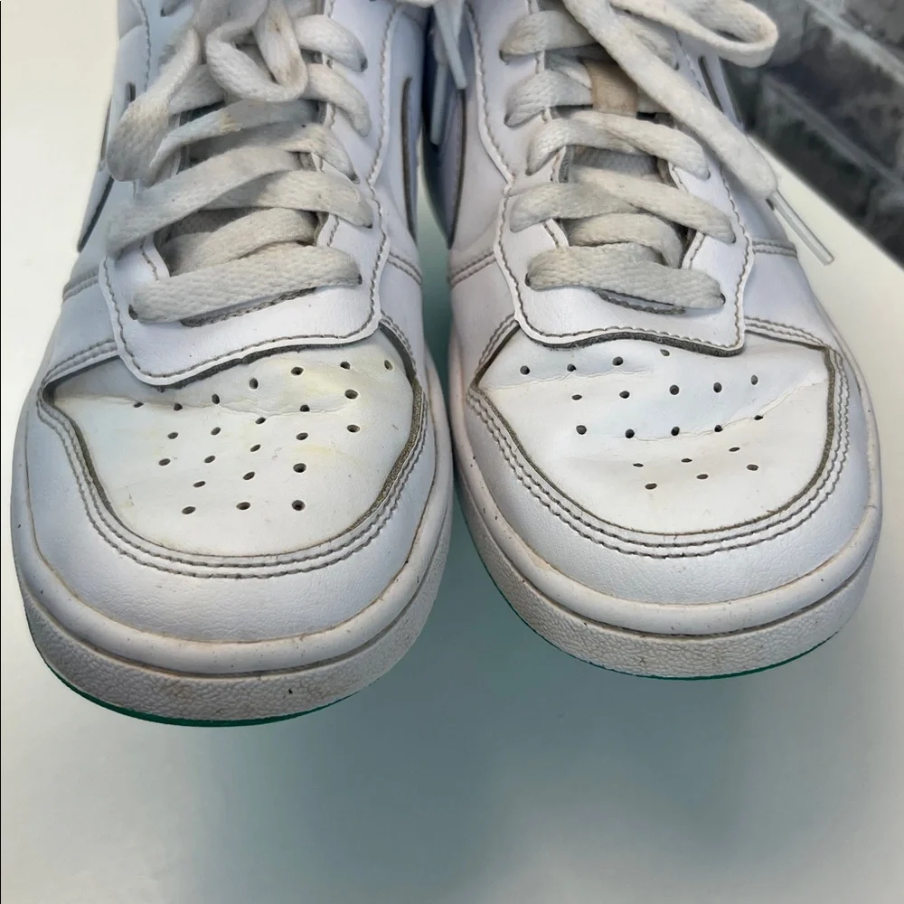 Nike White and Gray‎ High-Top Sneakers